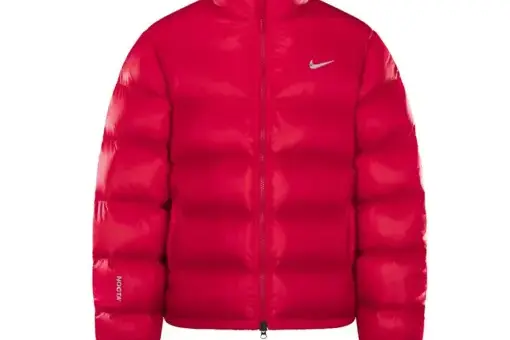 Nike x NOCTA Sunset Puffer Jacket Red streetwear