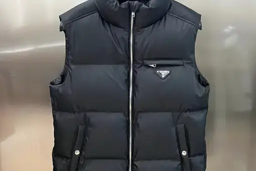 Prada Down Vest Black