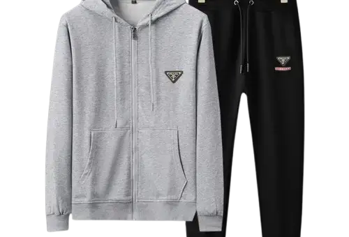 Prada Tracksuit Grey Black