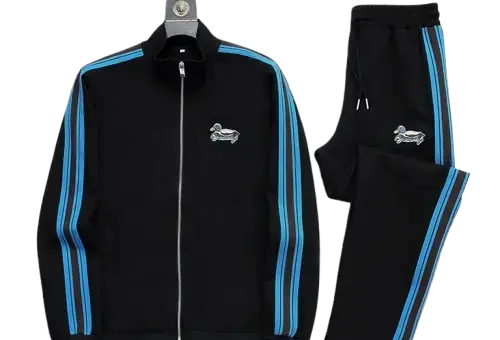 Prada Blue Stripe Tracksuit Black