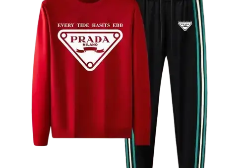 Prada Tracksuit Red/ Black