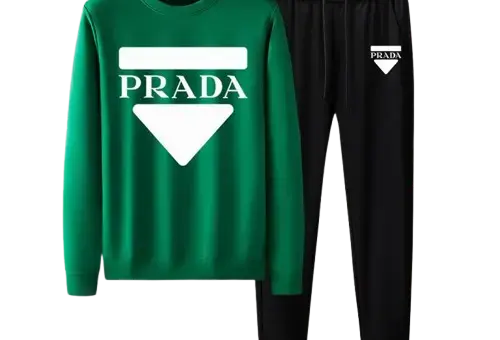 Prada Big Logo Tracksuit Green /Black