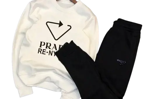 Prada Re-Nylon Tracksuit Black/White