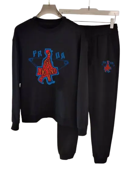 Prada Boy Logo Tracksuit Black 2026 | Drip Kickz Prada Boy Logo Tracksuit Black