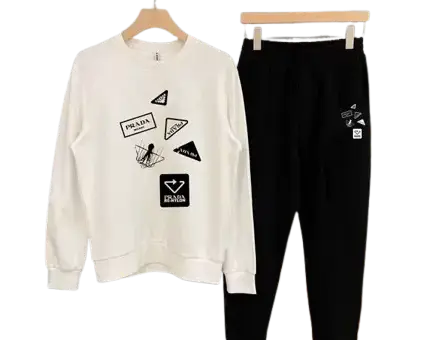 Prada Tracksuit White & Black