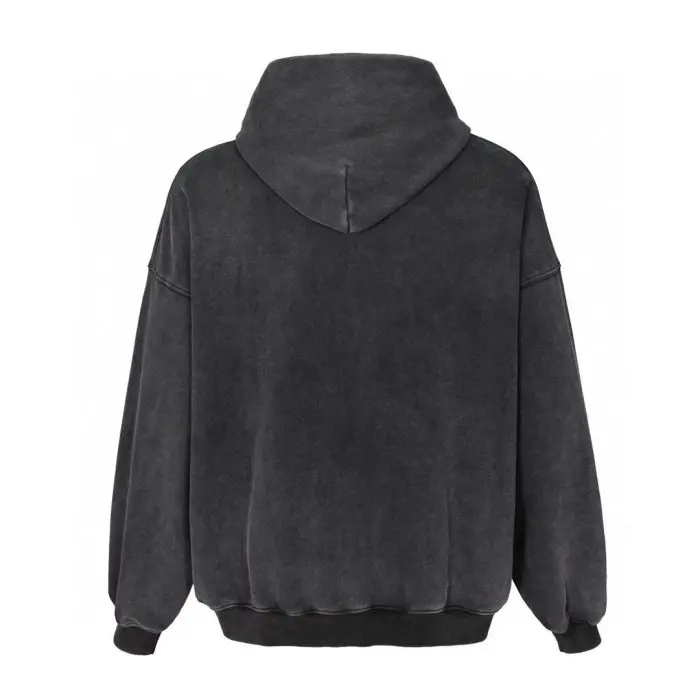 Balenciaga Hoodie Grey White 2026 | Drip Kickz Balenciaga Hoodie Grey White - Image 2