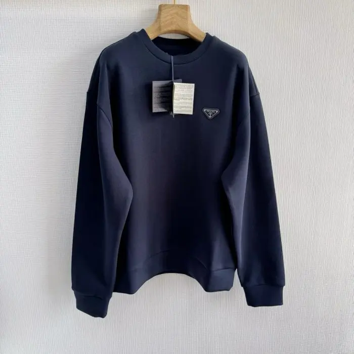 Prada Sweater Navy Blue 2026 | Drip Kickz Prada Sweater Navy Blue