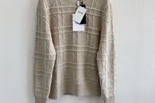 Dior Icons Cannage Sweater Beige