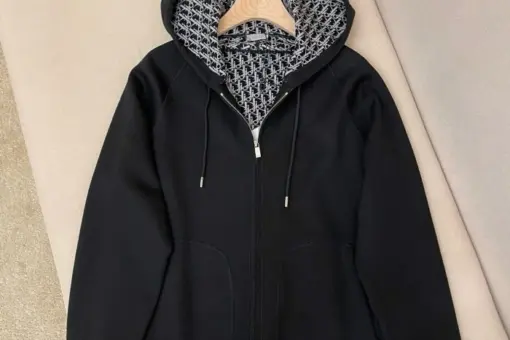 Dior Zip Hoodie Black