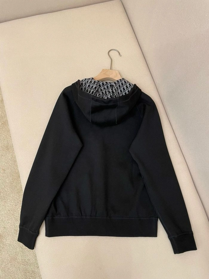 Dior Zip Hoodie Black 2026 | Drip Kickz Dior Zip Hoodie Black - Image 2
