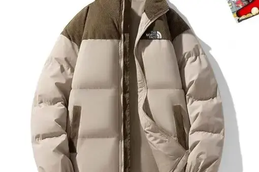 The North Face Puffer Jacket Light Brown