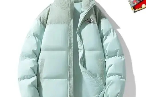The North Face Puffer Jacket Mint Green