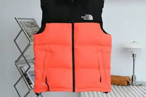 The North Face 1996 Retro Nuptse Vest Light Orange Fluo
