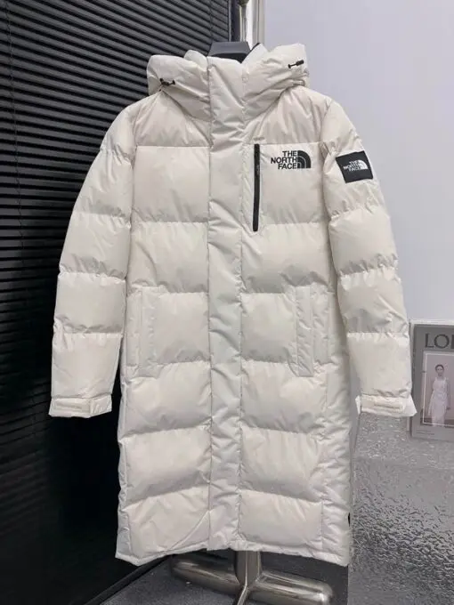 The North Face Long Puffer Jacket Cream White 2026 | Drip Kickz The North Face Long Puffer Jacket Cream White