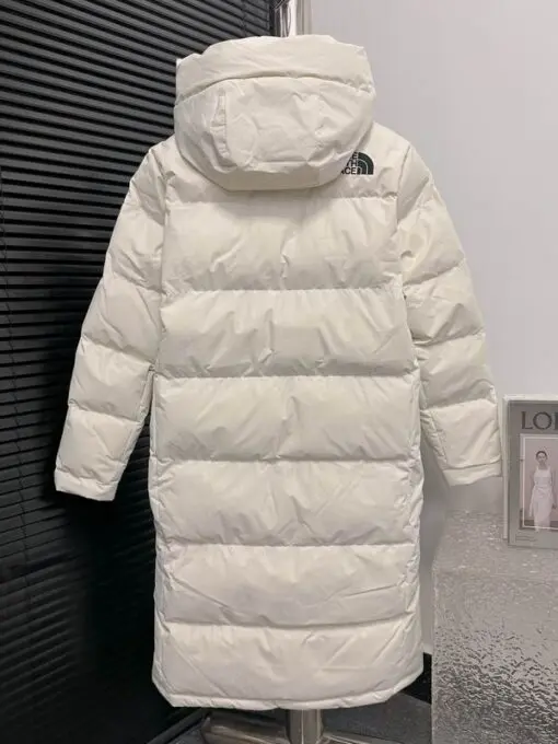 The North Face Long Puffer Jacket Cream White 2026 | Drip Kickz The North Face Long Puffer Jacket Cream White - Image 2
