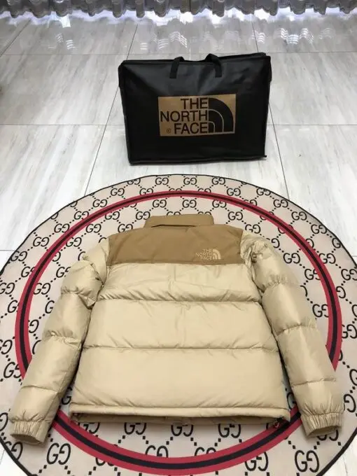 The North Face Nuptse 600 Puffer Jacket Beige Brown 2026 | Drip Kickz The North Face Nuptse 600 Puffer Jacket Beige Brown - Image 2