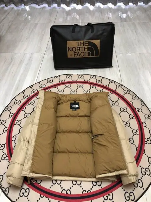 The North Face Nuptse 600 Puffer Jacket Beige Brown 2026 | Drip Kickz The North Face Nuptse 600 Puffer Jacket Beige Brown - Image 3