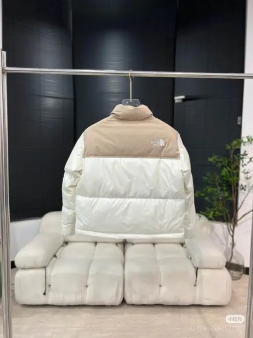 The North Face Nuptse Down Jacket White/Brown 2026 | Drip Kickz The North Face Nuptse Down Jacket White/Brown - Image 2