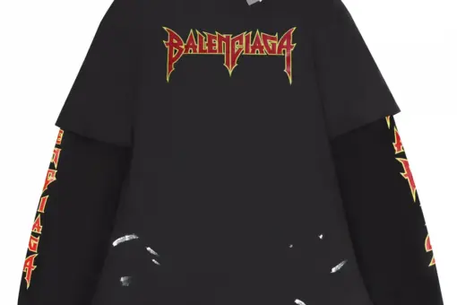 Balenciaga Two Part Sweater Black
