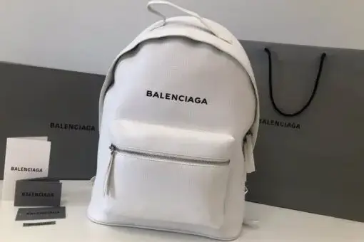 Balenciaga Everyday Backpack White