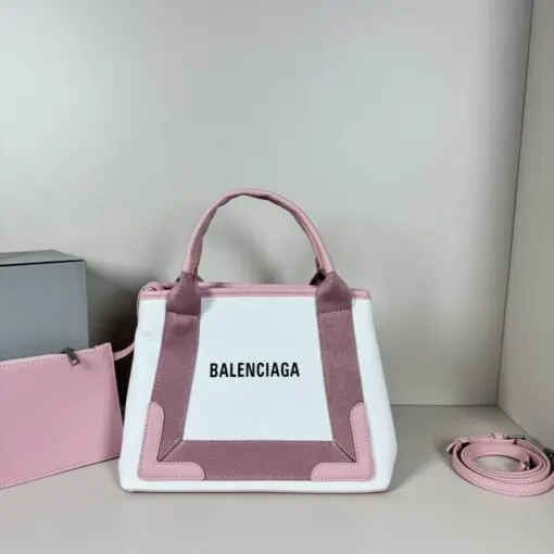 Balenciaga Handbag Large White & Pink 2026 | Drip Kickz Balenciaga Handbag Large White & Pink