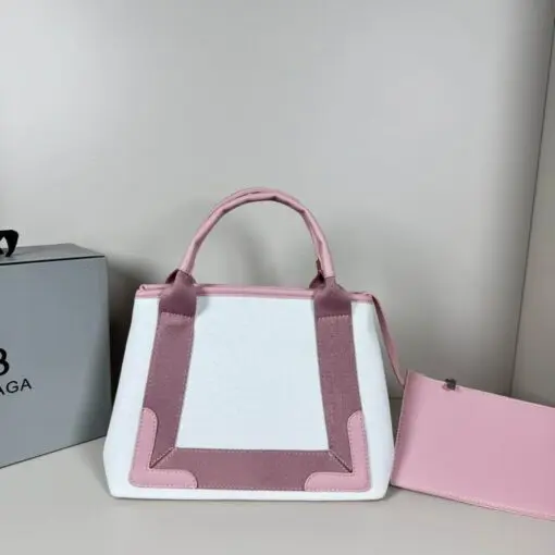 Balenciaga Handbag Large White & Pink 2026 | Drip Kickz Balenciaga Handbag Large White & Pink - Image 2