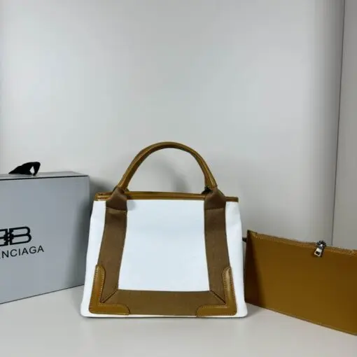 Balenciaga Handbag Large White & Gold 2026 | Drip Kickz Balenciaga Handbag Large White & Gold - Image 2