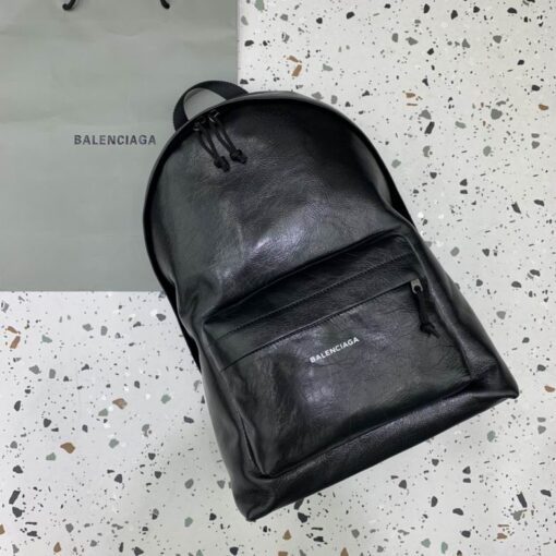 Balenciaga Everyday Backpack Glossy Black 2026 | Drip Kickz Balenciaga Everyday Backpack Glossy Black