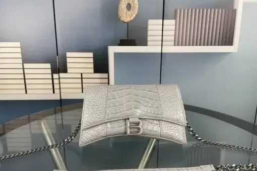 Balenciaga Downtown Bag Silver