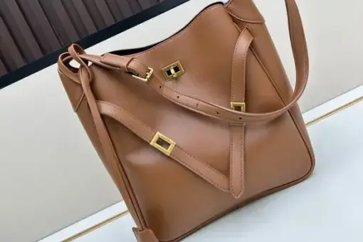 Balenciaga Bel Air Hobo Bag Brown