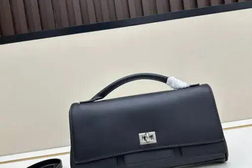 Balenciaga Single Shoulder Bag Black M3