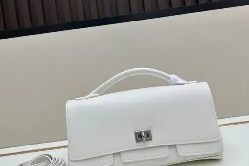 Balenciaga Single Shoulder Bag White