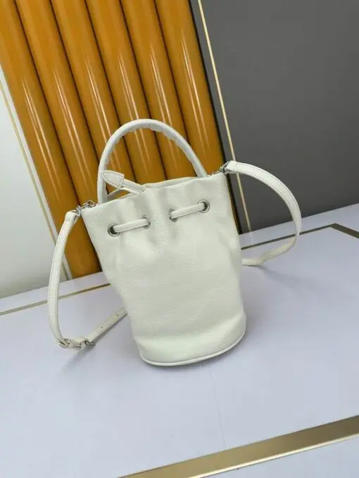 Balenciaga Drawstring Bucket Bag White 2026 | Drip Kickz Balenciaga Drawstring Bucket Bag White - Image 3