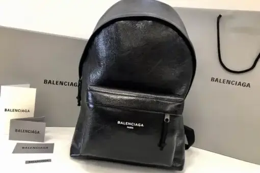 Balenciaga Explorer Backpack Black Arena Lambskin