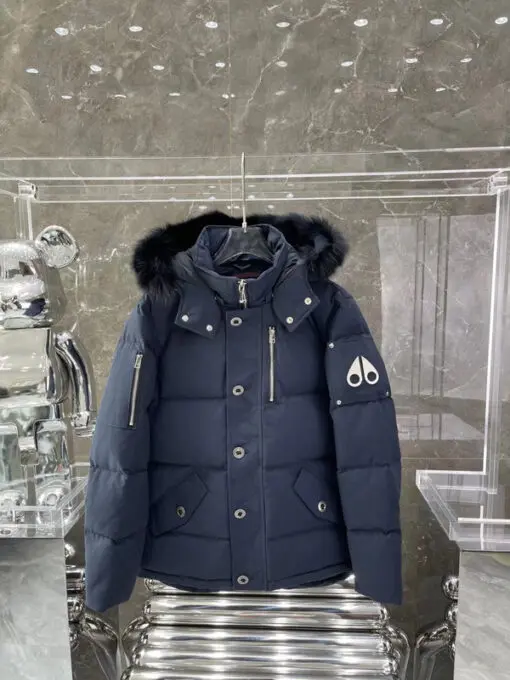 Moose Knuckles jacket Navi Blue M1 2026 | Drip Kickz Moose Knuckles jacket Navi Blue M1
