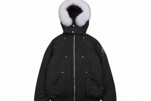 Moose Knuckles Ballistic Bomber Jackets Black