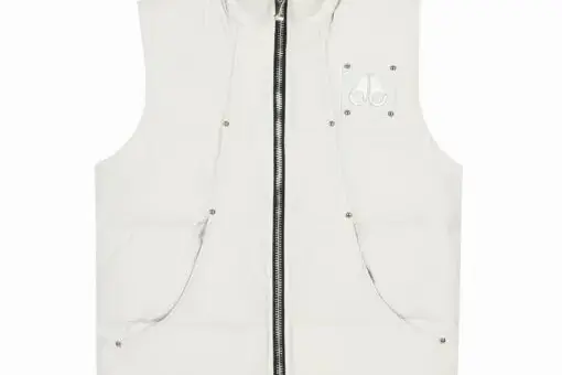 Moose Knuckles Montreal Tonal Vest White