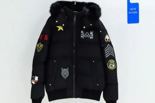 Moose Knuckles Colinton Bomber Jacket Black M1