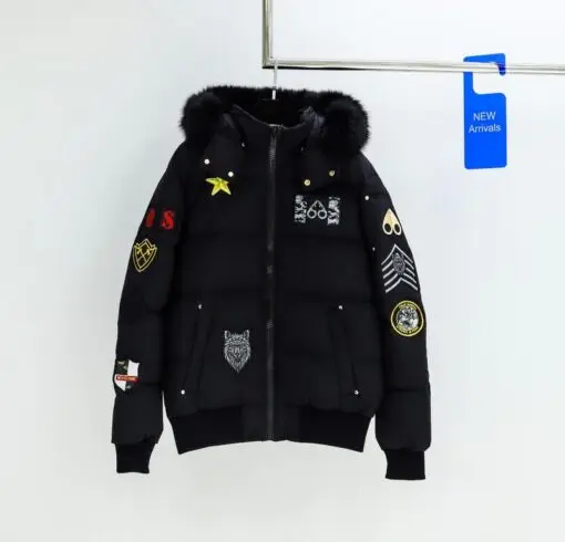 Moose Knuckles Colinton Bomber Jacket Black M1 2026 | Drip Kickz Moose Knuckles Colinton Bomber Jacket Black M1