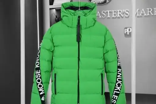 Moose Knuckles Puffer Jacket Green