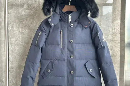 Moose Knuckles Down Jacket Navy Blue
