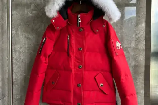 Mooses Knuckles Down Jacket Red