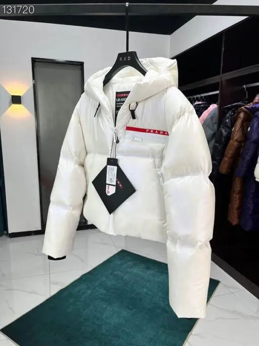 Prada Down Jacket White M4 2026 | Drip Kickz Prada Down Jacket White M4
