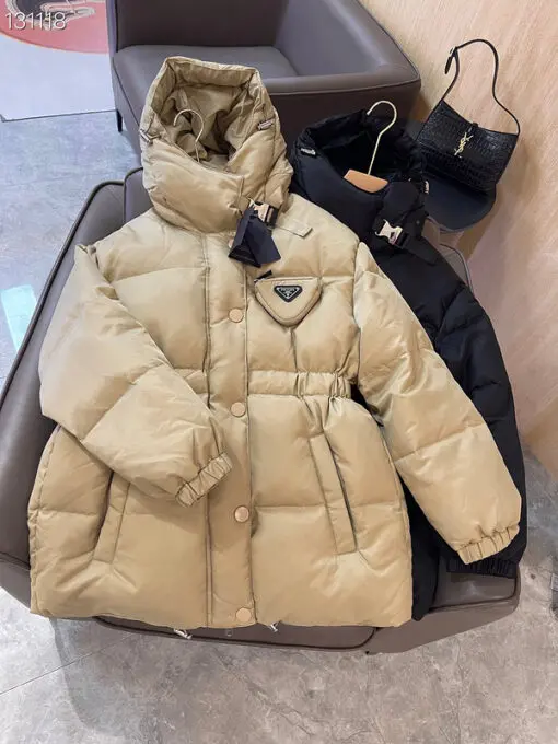 Prada Down Jacket Cream 2026 | Drip Kickz Prada Down Jacket Cream