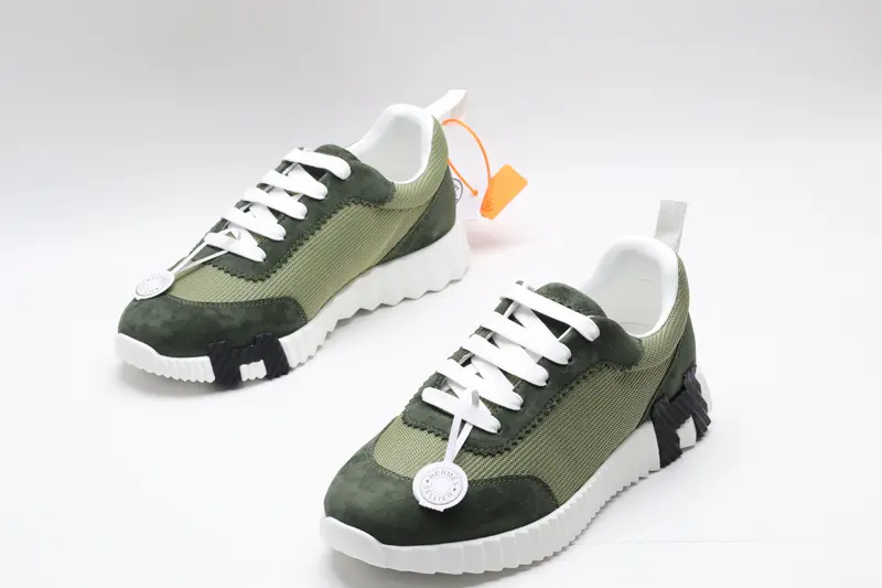 Hermès Bouncing Sneaker Green 2026 | Drip Kickz Hermès Bouncing Sneaker Green - Image 2