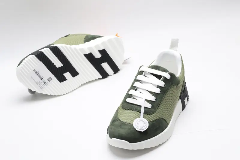 Hermès Bouncing Sneaker Green 2026 | Drip Kickz Hermès Bouncing Sneaker Green - Image 3