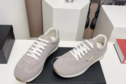 Prada Rank Suede Sports Sneakers Violet - 40