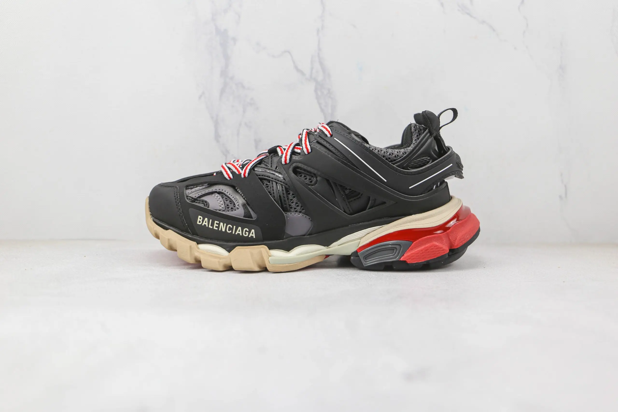 Balenciaga Track Sneakers Red Black 2026 | Drip Kickz Balenciaga Track Sneakers Red Black