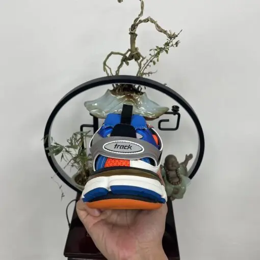 Balenciaga Track 3.0 Grey White Orange 2026 | Drip Kickz Balenciaga Track 3.0 Grey White Orange - Image 3