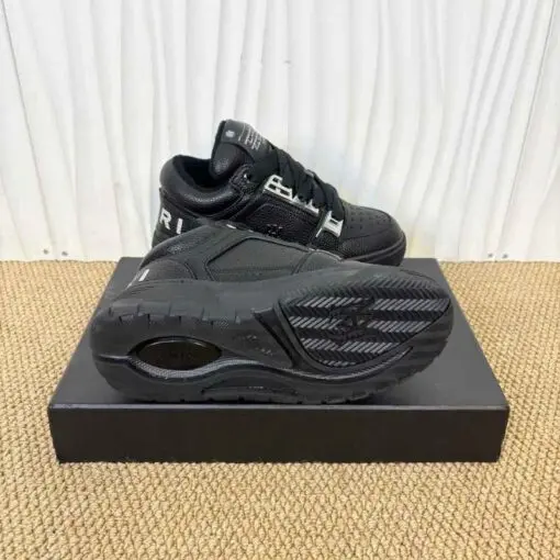 AMIRI MA-1 Black Leather Sneaker 2026 | Drip Kickz AMIRI MA-1 Black Leather Sneaker - Image 2